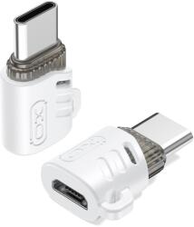 XO adapter NB256G microUSB - USB-C fehér