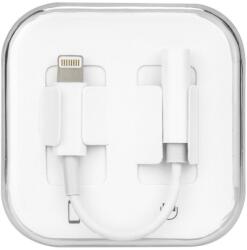  Adapter AUX Lightning (férfi) - Jack 3, 5 mm (női) BOX fehér