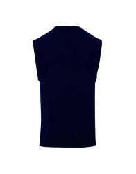 Premier Férfi Premier PR699 Men'S v-neck Sleeveless Sweater -XL, Navy