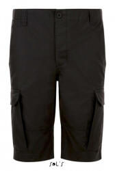 SOL'S Férfi rövid nadrág SOL'S SO01660 Sol'S Jackson - Men'S Bermuda Shorts -44, Black