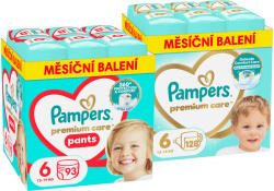 Pampers Premium Care 6, 128 db + Premium Care Pants 6, 93 db (BABY3924bun)