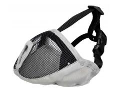 TRIXIE 17626 szájkosár Rövid Orrú kutyáknak Nylon S-M, szürke 31cm - vetpluspatika