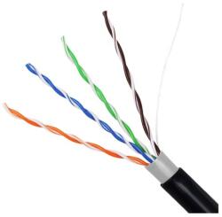 LinkPower Cablu FTP CAT5E Cupru LinkPower LINK-OUTDOOR-FTP, exterior, 24 AWG, rola 305 m (LINK-OUTDOOR-FTP)