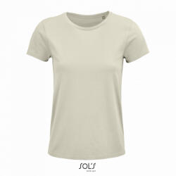 SOL'S Női póló SOL'S SO03581 Sol'S Crusader Women - Round-neck Fitted Jersey T-Shirt -XL, Natural