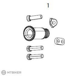 SRAM HÁTSÓ VÁLTÓ B-CSAVAR ÉS VÁLTOZÓ CSAVAR KÉSZLET GX EAGLE HEX5