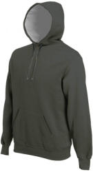Kariban Uniszex kapucnis pulóver Kariban KA443 Hooded Sweatshirt -S, Dark Khaki