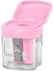 Faber-Castell Ascutitoare simpla din plastic cu container Faber-Castell FC182801, Pastel (FC182801)