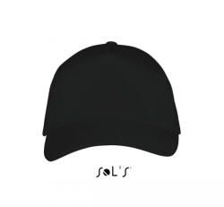 SOL'S Uniszex sapka SOL'S SO00594 Sol'S Long Beach - 5 panel Cap -Egy méret, Black