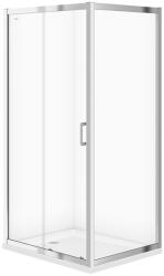 Cersanit ZIP szögletes zuhanykabin 100x80x190 cm, króm S154-003 (S154-003)