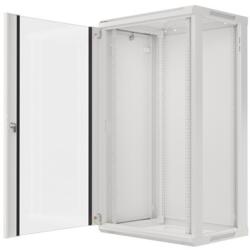Lanberg 19" fali rack szekrény 22U/600X450 lapraszerelt, szürke V2 WF01-6422-10S (WF01-6422-10S)