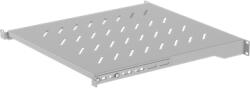 Lanberg 19" fix polc/tálca 1U/483x500mm 25kg maximum terhelhetőség szürke AK-1005-S (AK-1005-S)