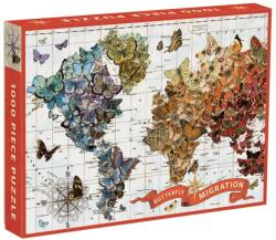 Galison Butterfly Migration, Wendy Gold 1000 db-os (40084)