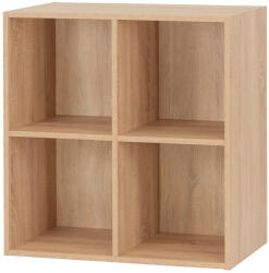Leziter Boxie nyitott fali szekrény 80x80x37 cm sonoma tölgy (LBX8080NYST) - homelux