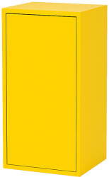 Leziter Boxie 1 ajtós fali szekrény 80x40x37 cm sárga (LBX80401ASA) - homelux