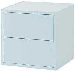 Leziter Boxie 2 fiókos fali szekrény 40x40x37 cm kék (LBX40402FK) - homelux