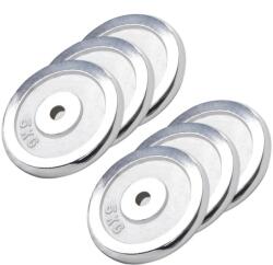 Gorilla Sports Súlytárcsa szett krómozott 6 x 5 kg (100737-00004-0113) - kokiskashop Súlytárcsa