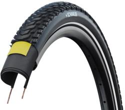 Schwalbe Marathon Mondial Pro HS630 28x1, 6 (42-622) külső gumi (köpeny), kevlárperemes, defektvédett (DD, V-Guard), reflexcsíkos, E50, 600g, fekete