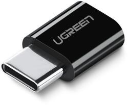 UGREEN micro-USB / USB-C Type-C átalakító adapter fekete - studioeszkozok