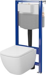 Cersanit Zen wc-keret tálal és ülőkével mély öblítéssel S701-887 (S701887)