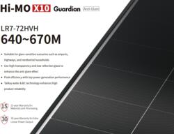 LONGi Panou fotovoltaic LONGi LR7-72HVH-640M - Performanta premium si eficienta de top- eficienta 23.7% (LR7-72HVH-640M)