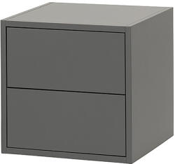 Leziter Boxie 2 fiókos fali szekrény 40x40x37 cm antracit (LBX40402FAN) - geminiduo