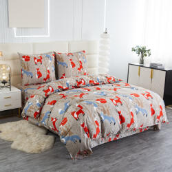  RED FOX barna mikroszálas ágyneműhuzat Ágyneműhuzat mérete: 70 x 90 cm | 140 x 200 cm