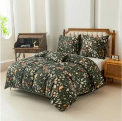  COLORFUL MEADOW sötétzöld mikroszálas ágynemű Ágyneműhuzat mérete: 70 x 90 cm | 140 x 220 cm