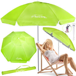 Inlea4Fun Strand napernyő 240 cm UPF 50+ Chalkidiki Para SoleSun - Zöld (JO-SP0810 ZI) - inlea