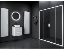 RAVAK Blix II NBLDP4 130 zuhanyajtó matt fehér+transparent 0YMJ0E00Z1 (0YMJ0E00Z1)