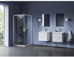 RAVAK Blix II NBLRV2 80x80 zuhanykabin matt fehér+transparent 1LM40E00Z1 (1LM40E00Z1)