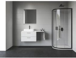 RAVAK Blix II NBLCP4 80x80 zuhanykabin fekete+transparent 3BM40300Z1 (3BM40300Z1)