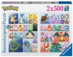 Ravensburger 12000229 - Pokémon gyűjtemény - 2 x 500 db-os puzzle (12000229)