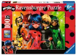 Ravensburger 12004172 - Miraculous - Katicabogár és Fekete Macska - 100 db-os XXL puzzle (12004172)
