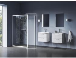 RAVAK Blix II NBLPS 100 fix oldalfal matt fehér+transparent 9BMA0E00Z1 (9BMA0E00Z1)