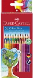 Faber-Castell Színes ceruza készlet, háromszögletű, FABER-CASTELL "Grip 2001", 24 különböző szín (112424) - nyomtassingyen