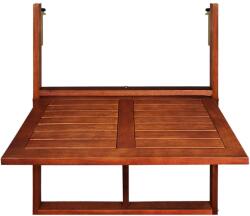 CASARIA Masă suspendată pentru balcon HANS, 65x45x87cm, maro