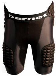 BARNETT FS-10 3XL Erősített kompressziós rövidnadrág, 5 db integrált, amerikai foci 3XL fekete