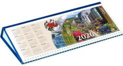 Csizio Naptár, asztali, fekvő, CSÍZIÓ, "Öko" kék (051) - nyomtassingyen