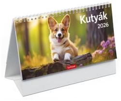 TopTimer Naptár, asztali, álló, TOPTIMER, "Kutyák (NKT581PU) - webpapir
