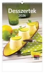 TopTimer Naptár, fali, TOPTIMER "Desszertek (NKT094014U) - webpapir