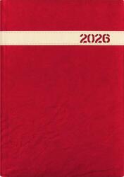 Dayliner Naptár, tervező, A5, napi, DAYLINER, "The Boss", bordó (NBONBOU) - webpapir