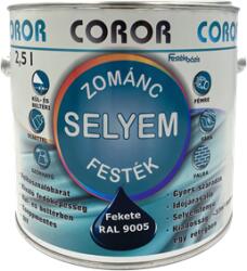 Festék Bázis Coror Selyem Zománc fekete RAL 9005 2, 5 L KIFUTÓ (109)