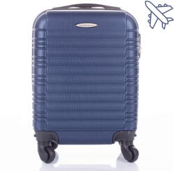 Leonardo Da Vinci LEONARDO DA VINCI Kabinbőrönd, XS méret, egyenes csíkozás - Sötétkék (2088_XS_dblue)