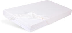 BabyMatex Gumis vízálló lepedő Bamboo fehér 60x120cm