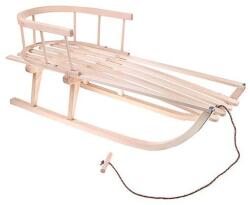 SPRINGOS Szánkó bükkfa háttámlával - 90cm, 100kg terh. , ajándék húzókával (SAN001)