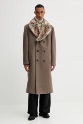 HUGO BOSS gyapjúkabát barna, 50546526 - barna S