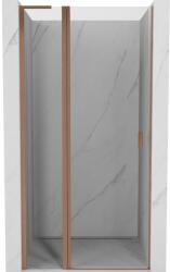 Mexen Mexen, Mexen Mist L Forgóajtó zuhanykabinhoz 90 cm, átlátszó, szálcsiszolt réz - 8A4L-090-000-65-00 (8A4L-090-000-65-00)