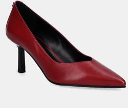 HUGO bőr tűsarkú Katniss bordó, 50552669 - burgundia Női 36