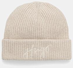 HUGO sapka gyapjú keverékből rózsaszín, 50524104 - bézs Univerzális méret