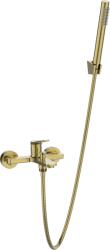 INVENA Alonia, kádcsaptelep kézi zuhanyszettel, matt arany, INV-BW-70-009-V (INV-BW-70-009-V)